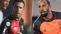 Newell's y Huracán se enfrentan por la Liga Profesional. (Fotos: Getty Images).