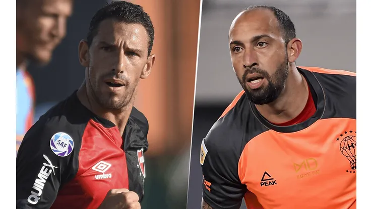 Newell's y Huracán se enfrentan por la Liga Profesional. (Fotos: Getty Images).