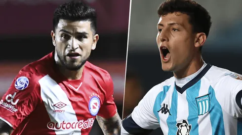 Argentinos Juniors y Racing se enfrentan por la Liga Profesional de Fútbol. (Fotos: Getty Images).