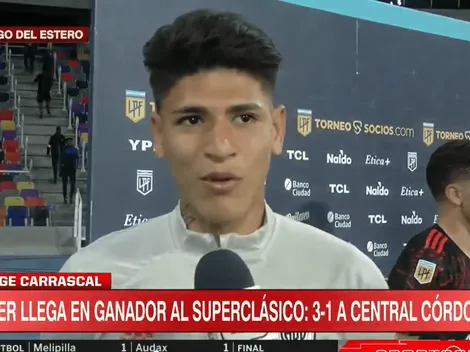 Carrascal: "Estaba más pendiente de la amarilla que del partido"