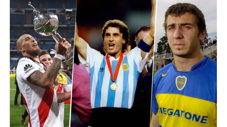 Jonatan Maidana, Oscar Ruggeri y Lucas Pratto (Fotos: Getty y TyC Sports vía Twitter)
