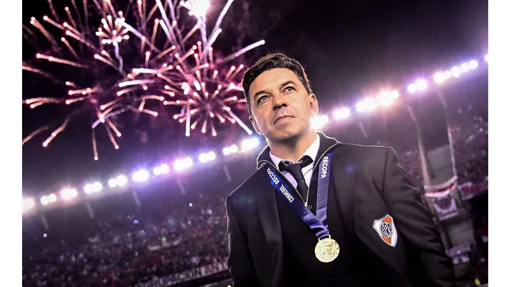 Marcelo Gallardo en el Estadio Monumental (Foto: Getty)