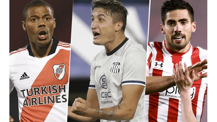 Tabla de posiciones de la Liga Profesional de Argentina. (Fotos: Getty Images).