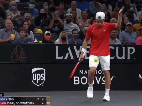 VIDEO: Diego Schwartzman enloqueció al estadio haciendo jueguitos