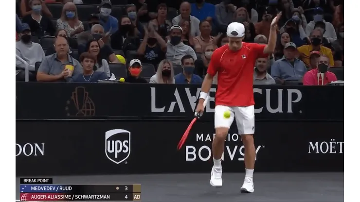 VIDEO: Diego Schwartzman enloqueció al estadio haciendo jueguitos