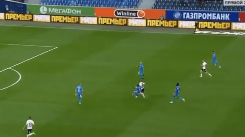 VIDEO: Wilmar Barrios corrió 70 metros y quitó una pelota impresionante en la liga rusa