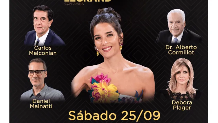 Invitados del 25 y 26 de septiembre en la mesaza de Juana Viale.