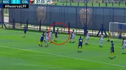 Jueguito incluido: el terrible golazo de Aranda en la Reserva de Boca