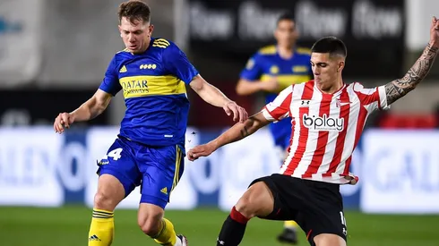 Esteban Rolón, Boca vs. Estudiantes por la Liga Profesional (Foto: Getty)
