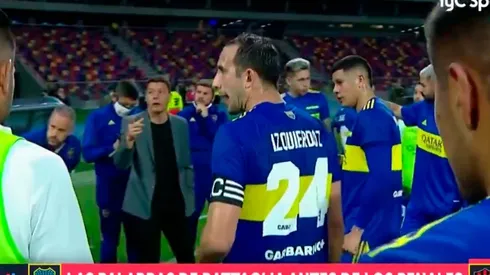 Battaglia, mientras elegían a los pateadores: "Con confianza, viejo"