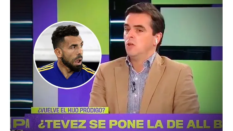 Carlos Tevez y Nicolás Cambiasso, Presidente de All Boys (Foto: Getty)