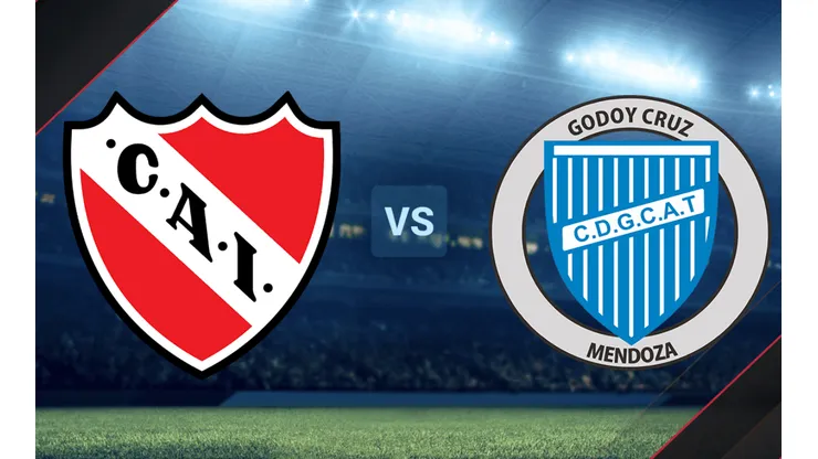 Independiente y Godoy Cruz se enfrentan por la Liga Profesional.