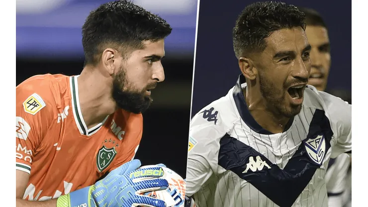 Sarmiento vs. Vélez Sarsfield por la Liga Profesional. (Fotos: Getty Images).