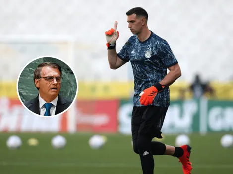 Insólito: Bolsonaro denunció que lo trataron como al Dibu Martínez