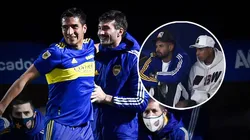 Diego González, Javier García, Edwin Cardona y Sebastián Villa, Boca Juniors (Foto: Getty)