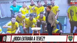 Sebastián Vignolo tentó a Carlos Tevez.