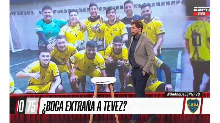 Sebastián Vignolo tentó a Carlos Tevez.