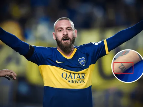 Locura total: el nuevo tatuaje de De Rossi en honor a los hinchas de Boca