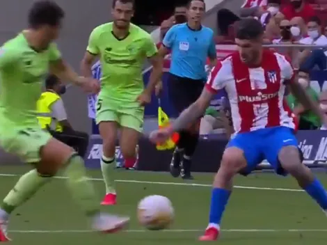 VIDEO: De Paul sacó a bailar al rival y le tiró un caño hermoso