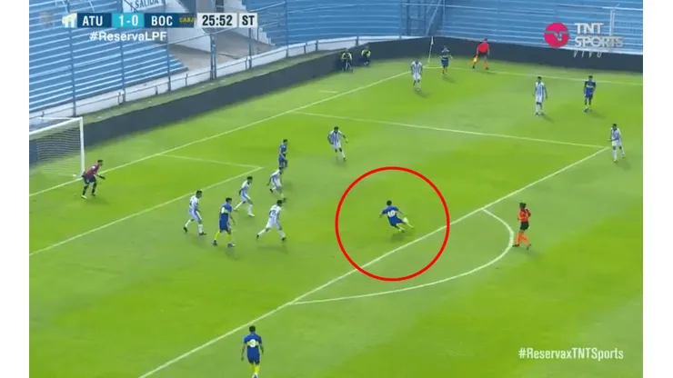 Taborda y un golazo en reserva.