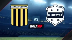 Qué canal transmite Almirante Brown vs. Deportivo Riestra por la Primera Nacional