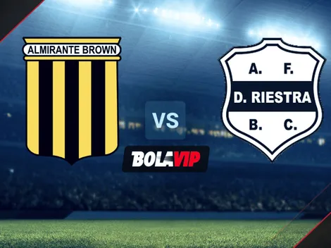 Qué canal transmite Almirante Brown vs. Deportivo Riestra por la Primera Nacional