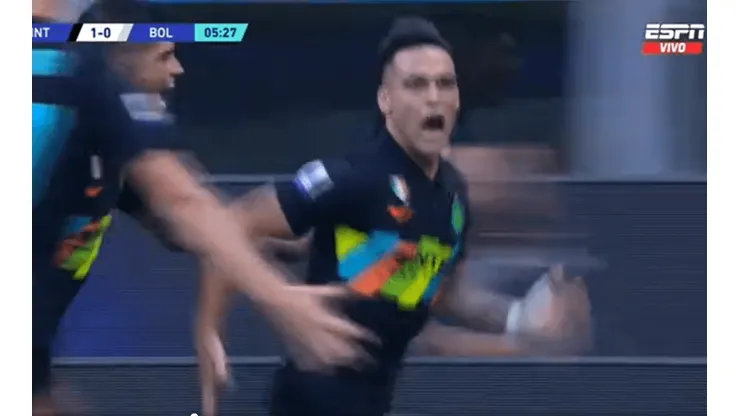 Lautaro metió el primero del Inter.
