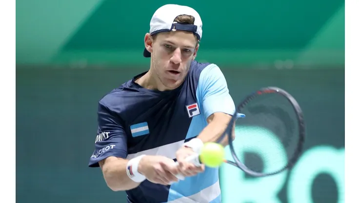 Diego Schwartzman saldrá a disputar el primer punto entre Argentina y Bielorrusia (Foto: Getty Images).