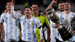 Selección Argentina festejando la Copa América (Foto: Getty)