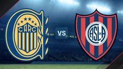 Rosario Central y San Lorenzo se enfrentan por la Liga Profesional.