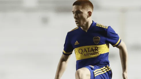 Barco sufrió un golpe en la práctica de Boca.
