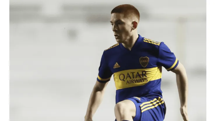 Barco sufrió un golpe en la práctica de Boca.