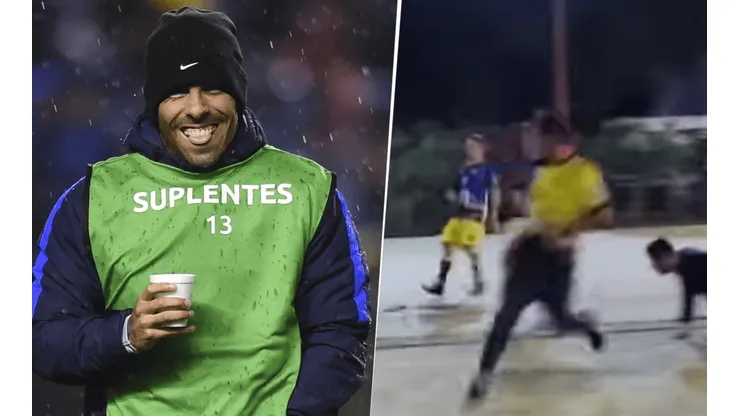Carlitos y un golazo en su barrio.
