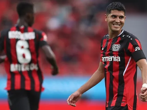 Palacios ganó todos sus duelos y convirtió su primer gol en Leverkusen
