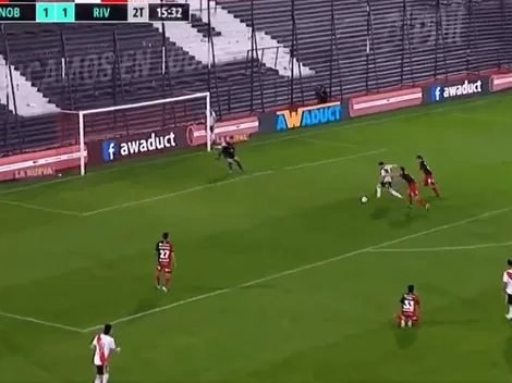 VIDEO: Julián Álvarez lo dio vuelta para River con un control exquisito