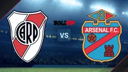 River Plate vs. Arsenal de Sarandí por la Liga Profesional.