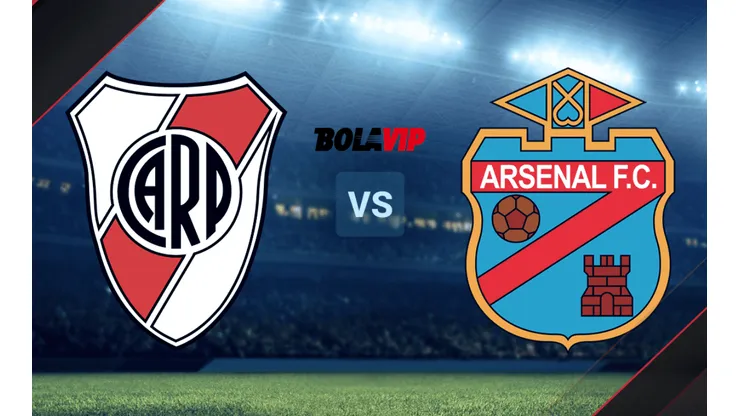 River Plate vs. Arsenal de Sarandí por la Liga Profesional.