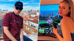 Bizarrap invitó a la cancha a Morena Beltrán y ella respondió: "¿Te busco?"