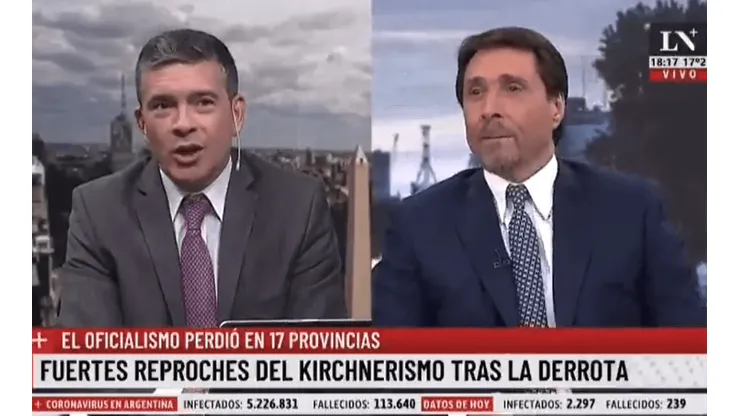 Feinmann le preguntó en vivo a un compañero si conocía "a la abogada"