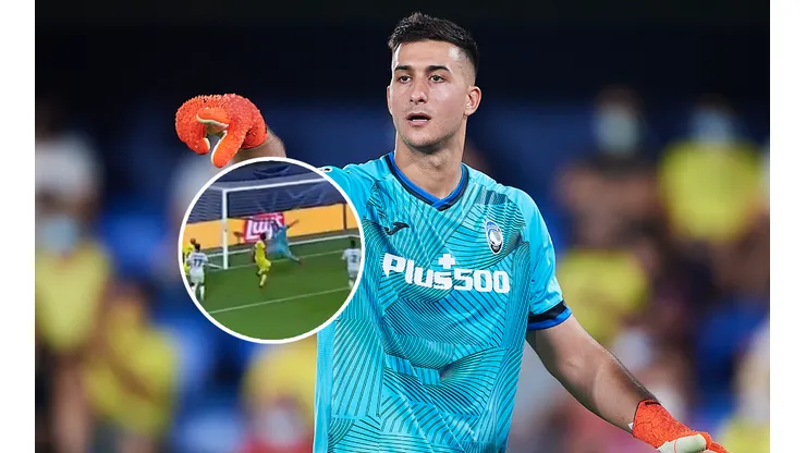 Musso, figura en su debut en Champions.