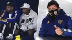 Bermúdez habló del futuro de Villa y Cardona en Boca.