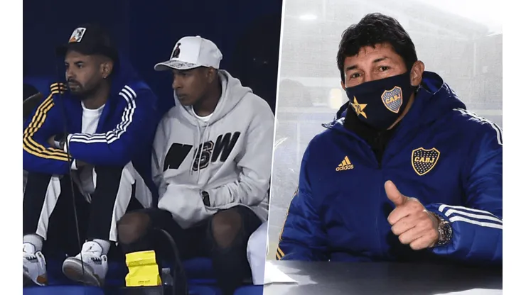 Bermúdez habló del futuro de Villa y Cardona en Boca.