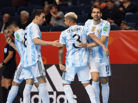 Paliza del campeón: Argentina vapuleó a Estados Unidos en el Mundial de Futsal