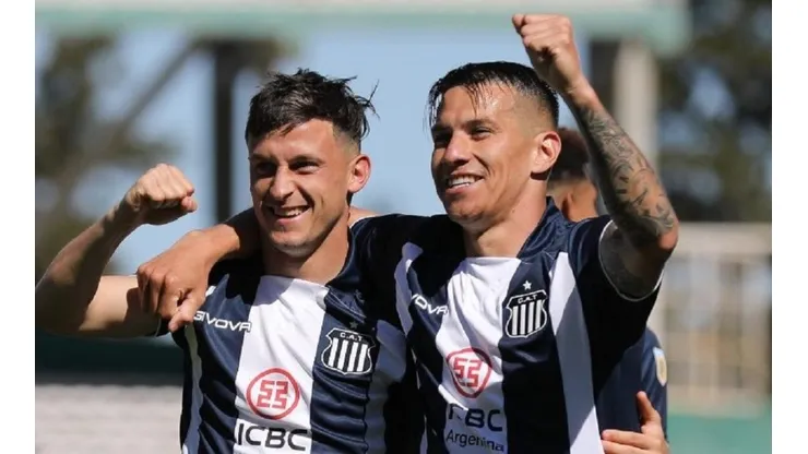El festejo de los jugadores de Talleres de Córdoba.