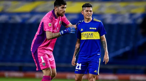 Agustín Rossi en Boca 0 Defensa y Justicia 0.