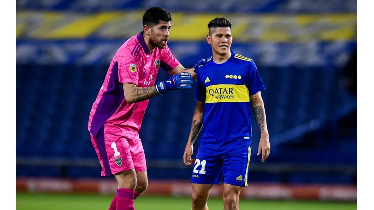 Agustín Rossi en Boca 0 Defensa y Justicia 0.