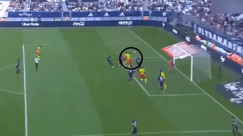 El gol de cabeza de Facundo Medina.