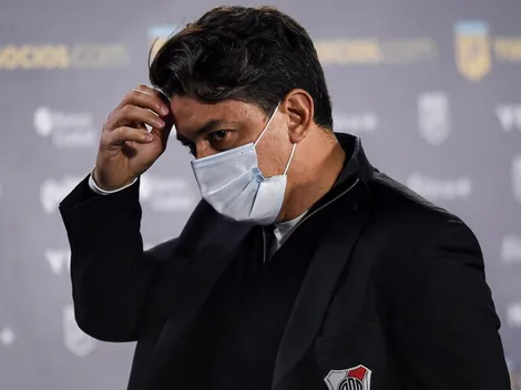Problemas en River: Casco y Peña se retiraron con molestias
