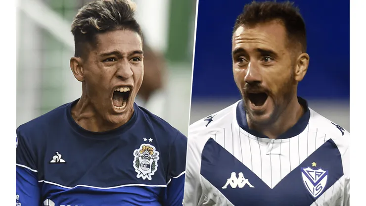 Gimnasia de La Plata vs. Vélez Sarsfield. (Fotos: Getty Images).