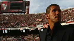 Diego Simeone en el Estadio Monumental (Foto: Getty)